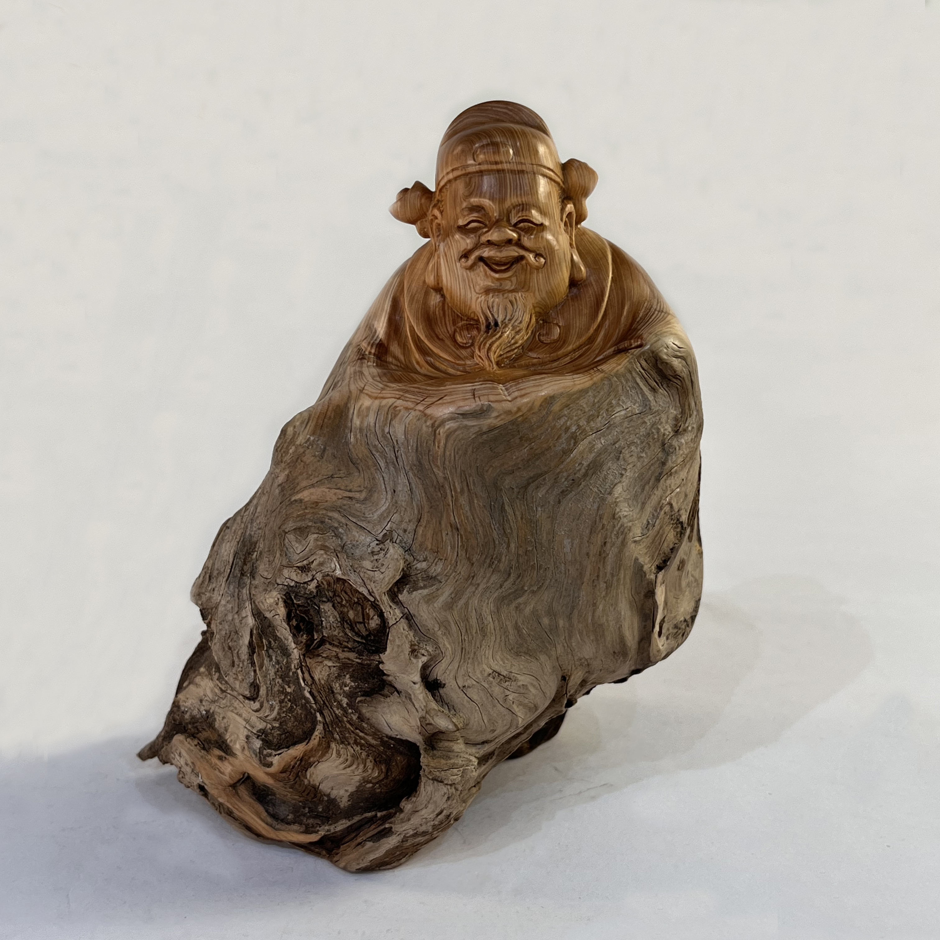 崖柏抱石財(cái)神