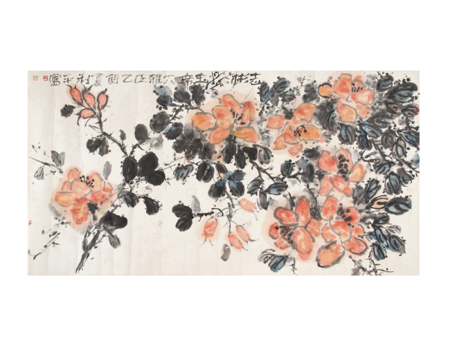 鄭利平 花卉圖